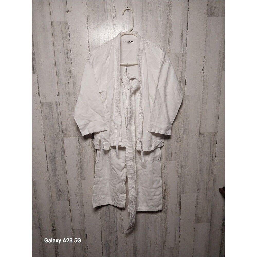 Century Gi Uniform Martial Arts Ju Jitsu White MMA Size 1 Child 8